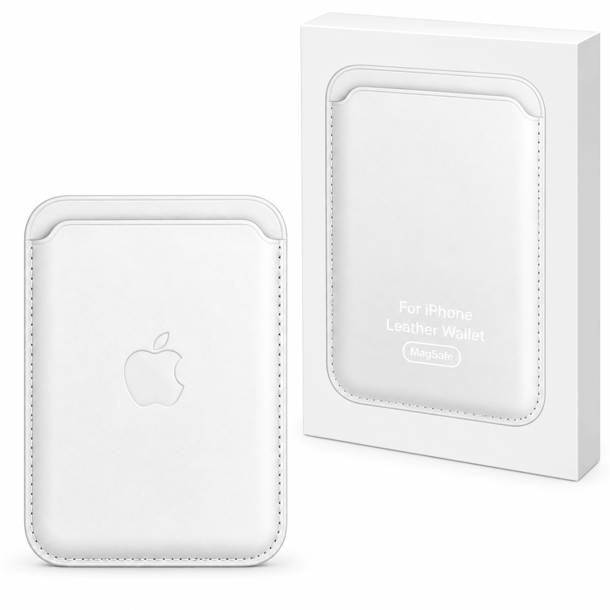 قیمت  جا کارتی مگ سیف دار مدل اپل WALLET MAGSAFE سفید