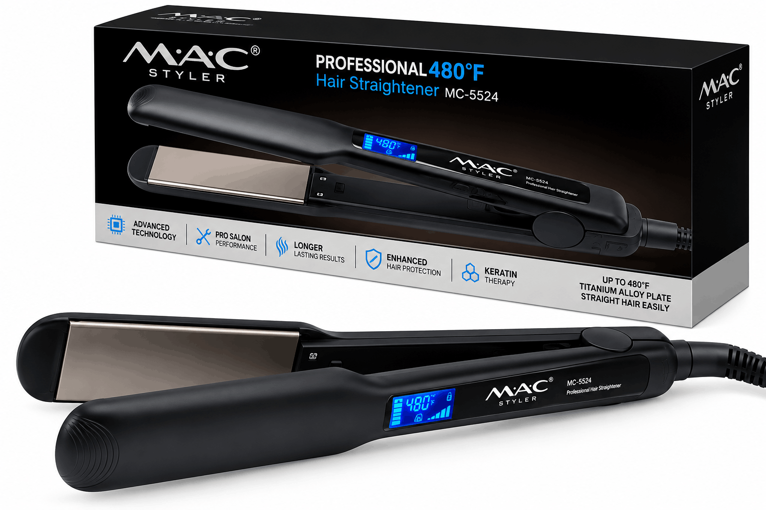 خرید اتو مو مک استایلر مدل MAC MC-5524