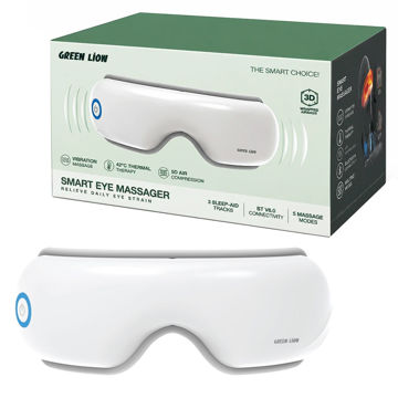 خرید ماساژور چشم گرین لاین مدل GREEN LION GNEYEMSG41WH Smart Eye Massage سفید 