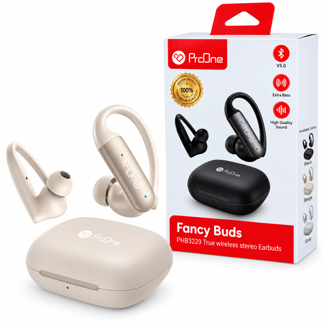 قیمت  ایرپاد پرووان مدل PROONE Fancy Buds PHB-3229 بژ