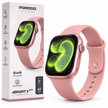 خرید ساعت هوشمند پرودو مدل PORODO PDS11RG AEROFIT ll MINI رزگلد
