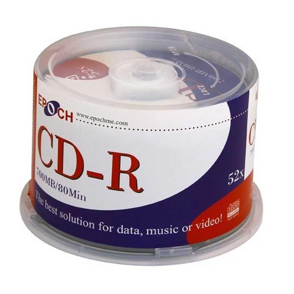 سی‌دی خام اپوک مدل EPOCH CD-R بسته 50 عددی