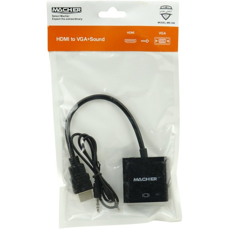 تبدیل HDMI به VGA مچر مدل MACHER MR206