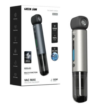 خرید جت فن و جارو شارژی گرین لاین مدل GREEN LION GNVACBLMAXGY Vac Max
