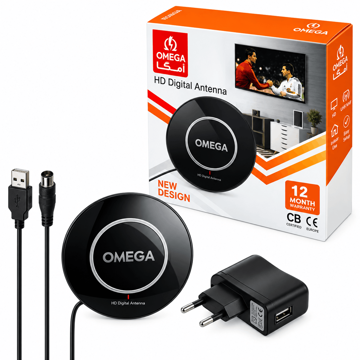 خرید آنتن رومیزی امگا مدل OMEGA A2000 با آداپتور طول 10 متر
