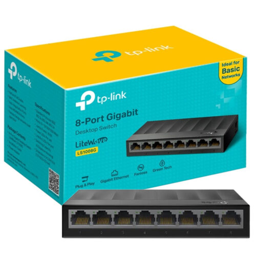 خرید هاب سوئیچ تی پی لینک مدل TP-LINK LS1008G مشکی