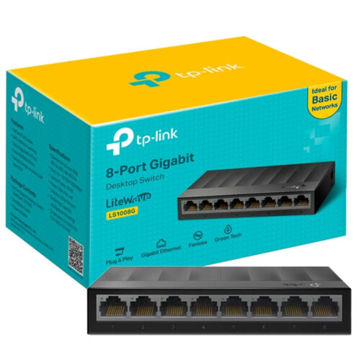 خرید هاب سوئیچ تی پی لینک مدل TP-LINK LS1008G مشکی