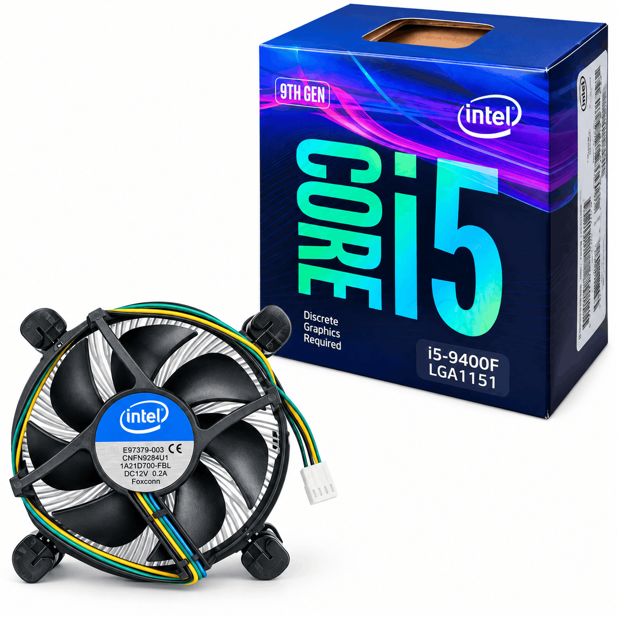 خرید فن سی پی یو اینتل مدل intel LGA i5-9400f 775/1200/1150/1151