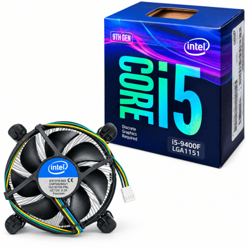 خرید فن سی پی یو اینتل مدل intel LGA i5-9400f 775/1200/1150/1151