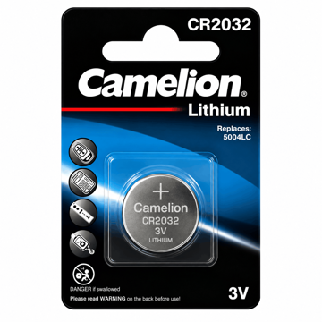 خرید باتری سکه ای کملیون مدل CAMELION CR2032 تک پک