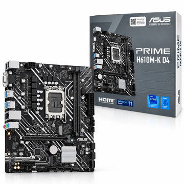 خرید مادربرد ایسوس مدل ASUS PRIME H610M-K Intel LGA 1700 90MB1A10-M0EAY0 DDR4 