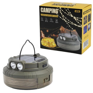 چراغ کمپینگ شارژی ریسه‌ای 20 متری مدل CAMPING 8258
