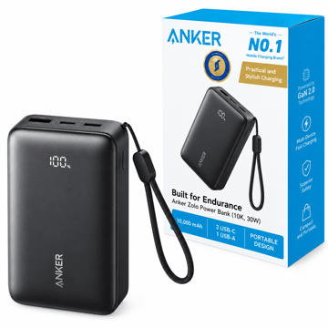 خرید پاوربانک انکر مدل ANKER A110JH11 10000mAh 30W مشکی