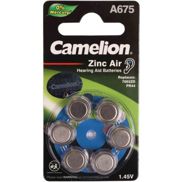 باتری سمعک کملیون مدل CAMELION A675