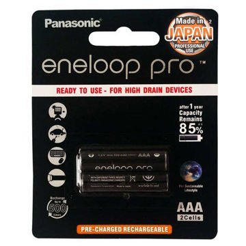 خرید باتری نیم قلم شارژی پاناسونیک مدل PANASONIC Eneloop Pro 950mAh بسته 2 عددی