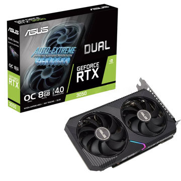 کارت گرافیک ایسوس مدل ASUS Dual GeForce RTX 3050 8GB GDDR6 کد 90YV0GH6-M0NA00