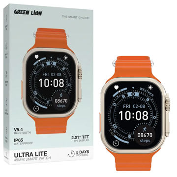 خرید ساعت هوشمند گرین لاین مدل GREEN LION GNULTRLTESWTI ULTRA LITE نقره ای