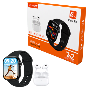 ساعت هوشمند کیکویر مدل KW93 Max به همراه ایرپاد