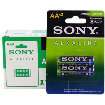 باتری قلمی آلکالاین سونی مدل SONY AA بسته 2 عددی