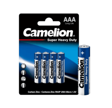قیمت باتری ساده نیم قلم 4 کارتی کملیون مدل CAMELION AAA 1.5V