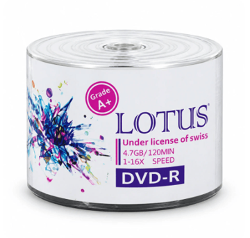 قیمت دی وی دی خام لوتوس مدل LOTOS DVD بسته 50 عددی