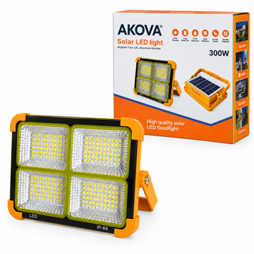 خرید پروژکتور خورشیدی آکوا مدل AKOVA 300W