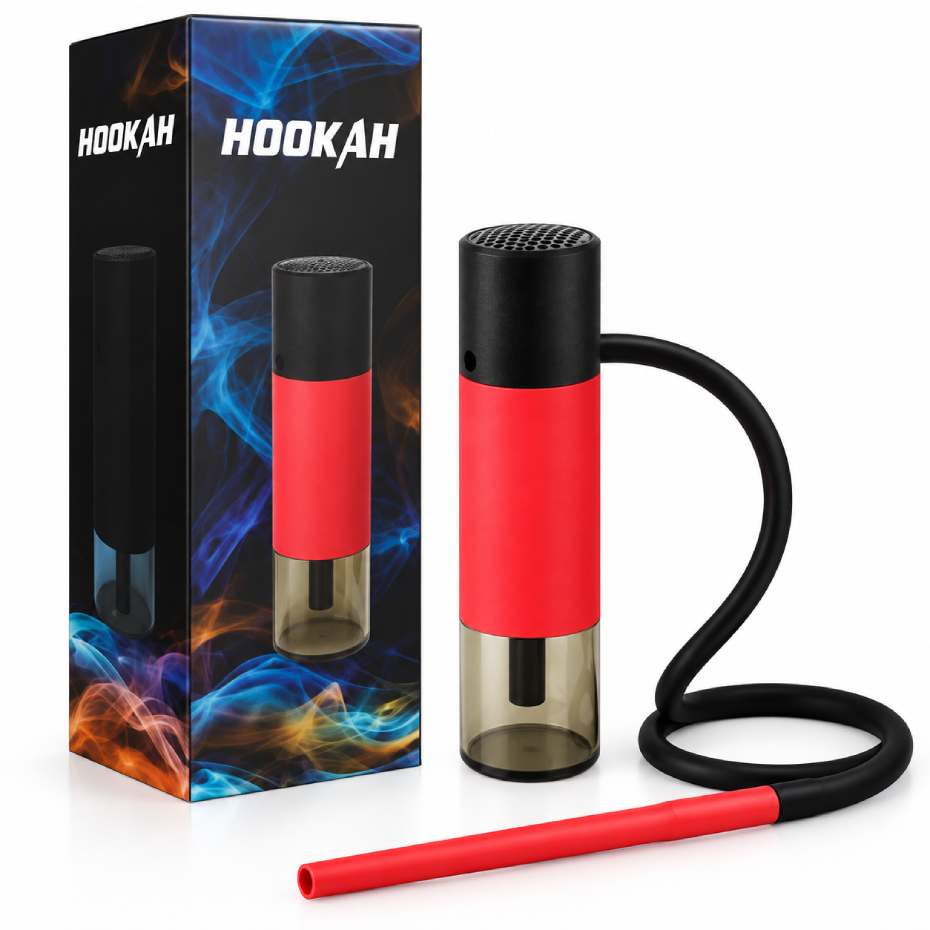 قیمت قلیان قابل حمل مسافرتی مدل HOOKAH قرمز