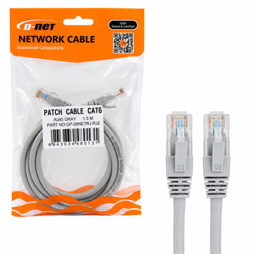 کابل پچ کورد شبکه دی‌ نت مدل D-NET CAT6 طول 1.5 متر