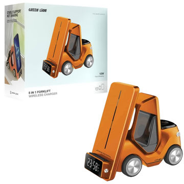 شارژر بی‌ سیم 5 کاره گرین لاین مدل GREEN LION Forklift GN5N1FWCOG نارنجی