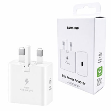 کلگی شارژر اصلی سامسونگ مدل SAMSUNG EP-T 2510 توان 25W سه‌ پین سفید