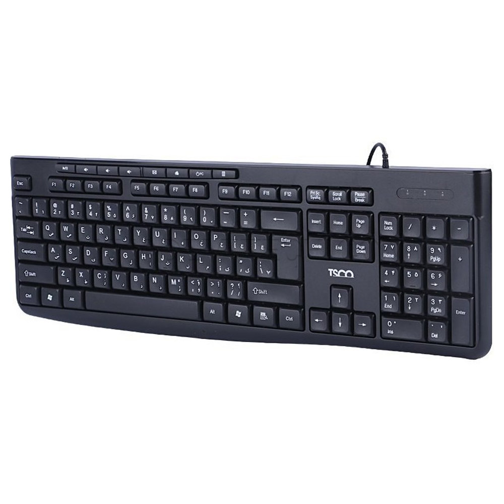کیبورد سیمی تسکو مدل TSCO TK 8025