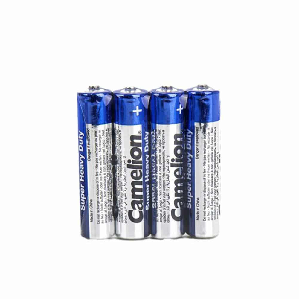 خرید باتری ساده نیم 4 کارتی شرینگ کملیون مدل CAMELION AAA 1.5V