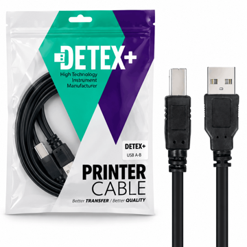 خرید کابل پرینتر دتکس پلاس مدل +PRINTER CABLE DETEX طول 5 متر
