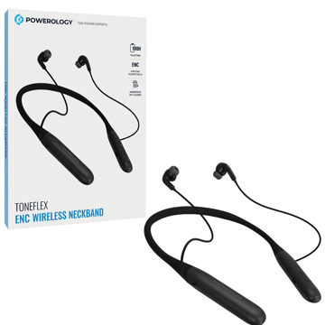 خرید هندزفری بلوتوثی گردنی پاورولوژی مدل POWEROLOGY PWLAUWNKBBK Toneflex مشکی
