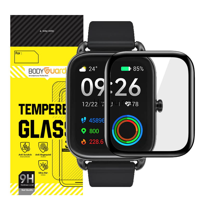 محافظ صفحه نمایش ساعت HAYLOU RS4/RS4+/MIBRO C2/T1/IMILAB W01/Amazfit BIP 3 Pro/QCY GTS/Kieslect KS PMMA