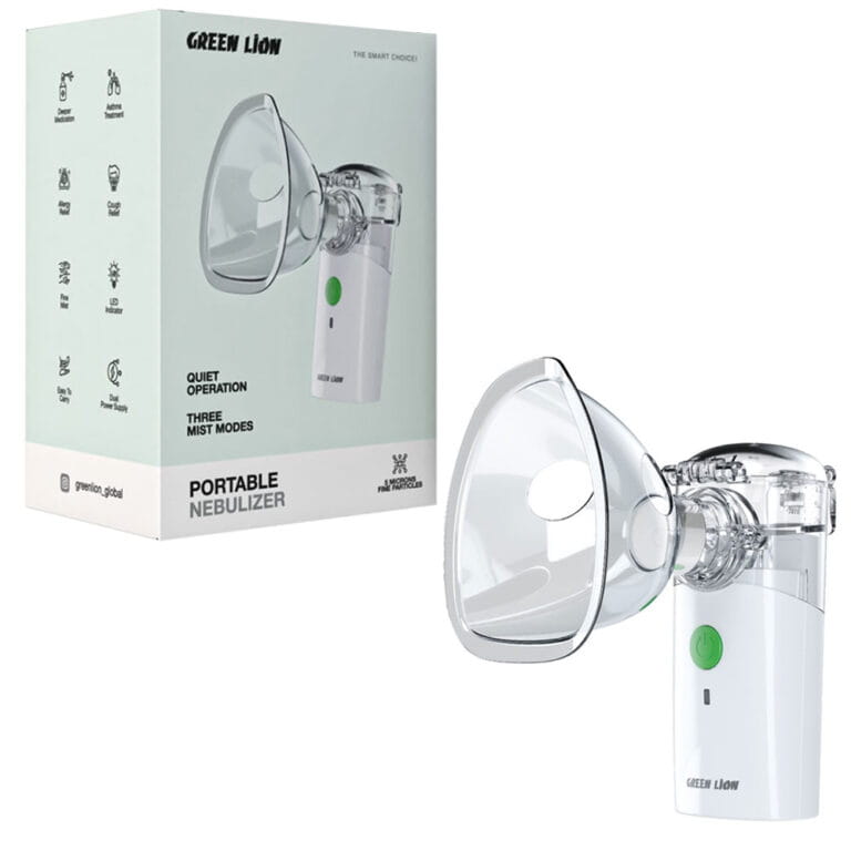 قیمت دستگاه بخور دارویی(نبولایزر) قابل حمل گرین لاین مدل GREEN LION GNPORNEBUWH NEBULIZER PRO