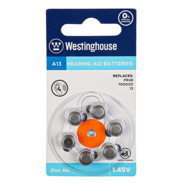 قیمت باتری سمعکی وستینگ هوس مدل WestingHouse A13 بسته 6 عددی