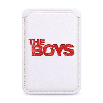 جا کارتی مگ سیف دار مدل WALLET MAGSAFE The Boys چرم سفید