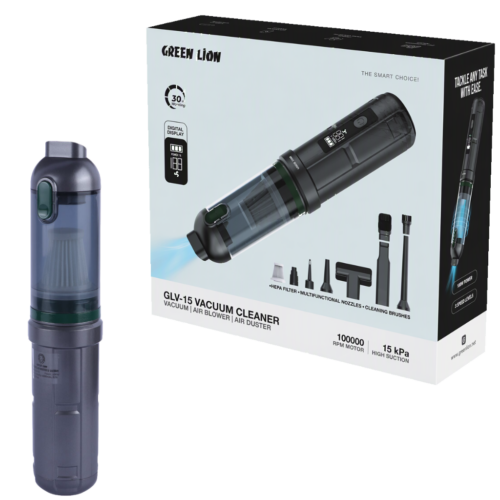 خرید جت فن و جارو شارژی گرین لاین مدل GREEN LION GLV-15 GNGLV15VCGY