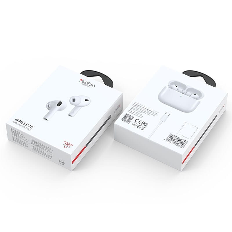 خرید ایرپاد یسیدو مدل YESIDO Pods Pro3 JB29 سفید