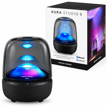 خرید اسپیکر بلوتوثی پرتابل هارمن کاردن مدل Harman Kardon Aura Studio 5 مشکی