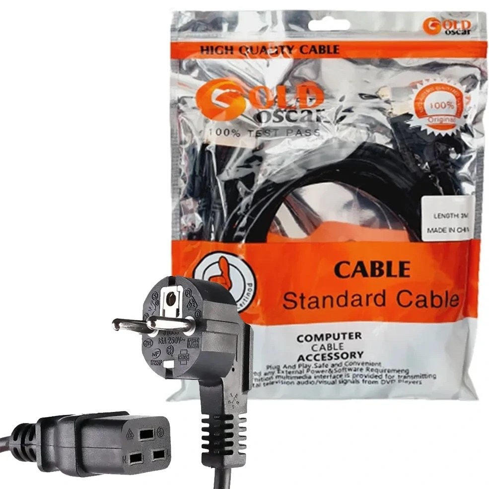 قیمت کابل برق پاور گلد اسکار مدل Gold Oscar Power Cable to C19 طول 1.8 متر
