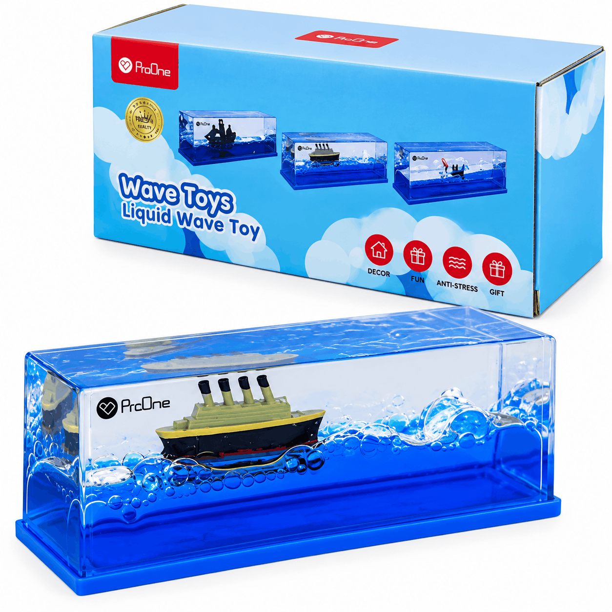 خرید باکس کشتی دکوری پرووان مدل PROONE Pro Toy 01