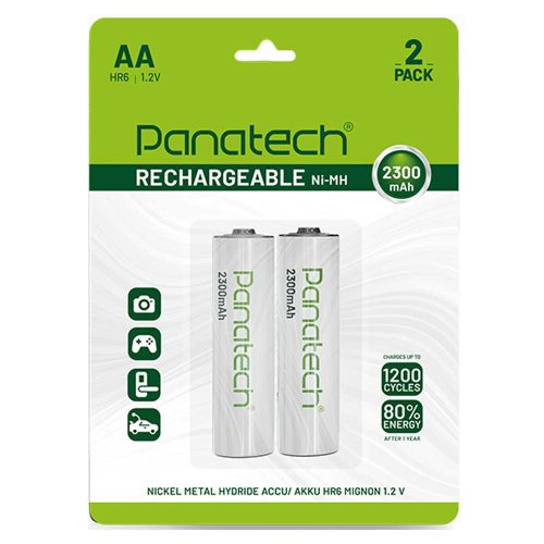 خرید باتری شارژی قلمی پاناتک مدل PANATECH-2300MAH