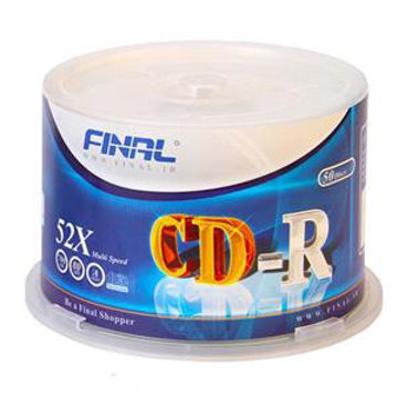 خرید سی دی خام فینال FINAL CD پک 50 عددی