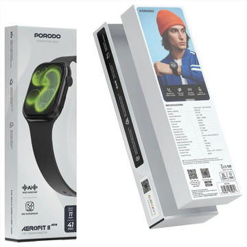 قیمت ساعت هوشمند پرودو مدل PORODO PDS11BK AEROFIT ll MINI مشکی