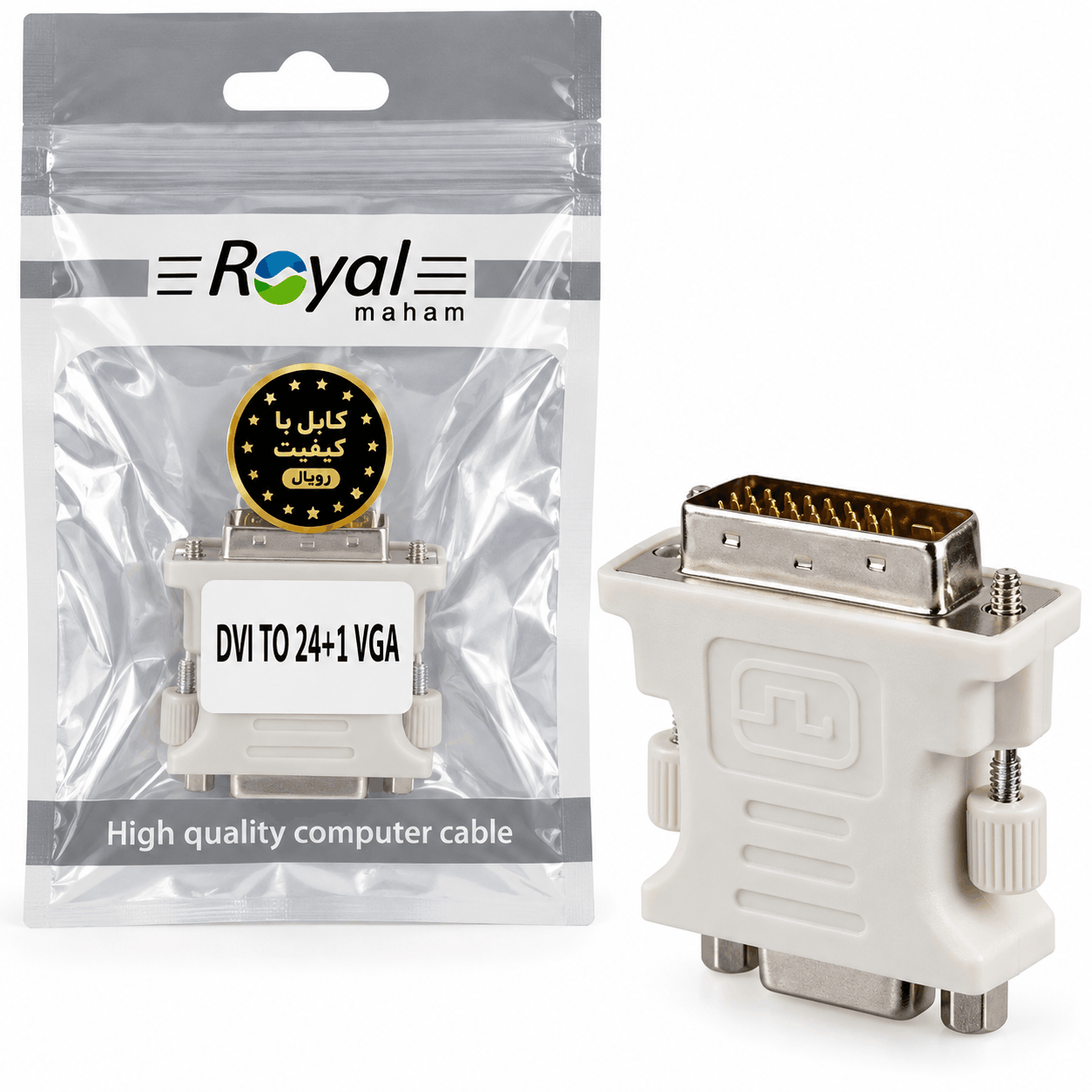 خرید تبدیل رویال مدل ROYAL DVI 24+1 to VGA