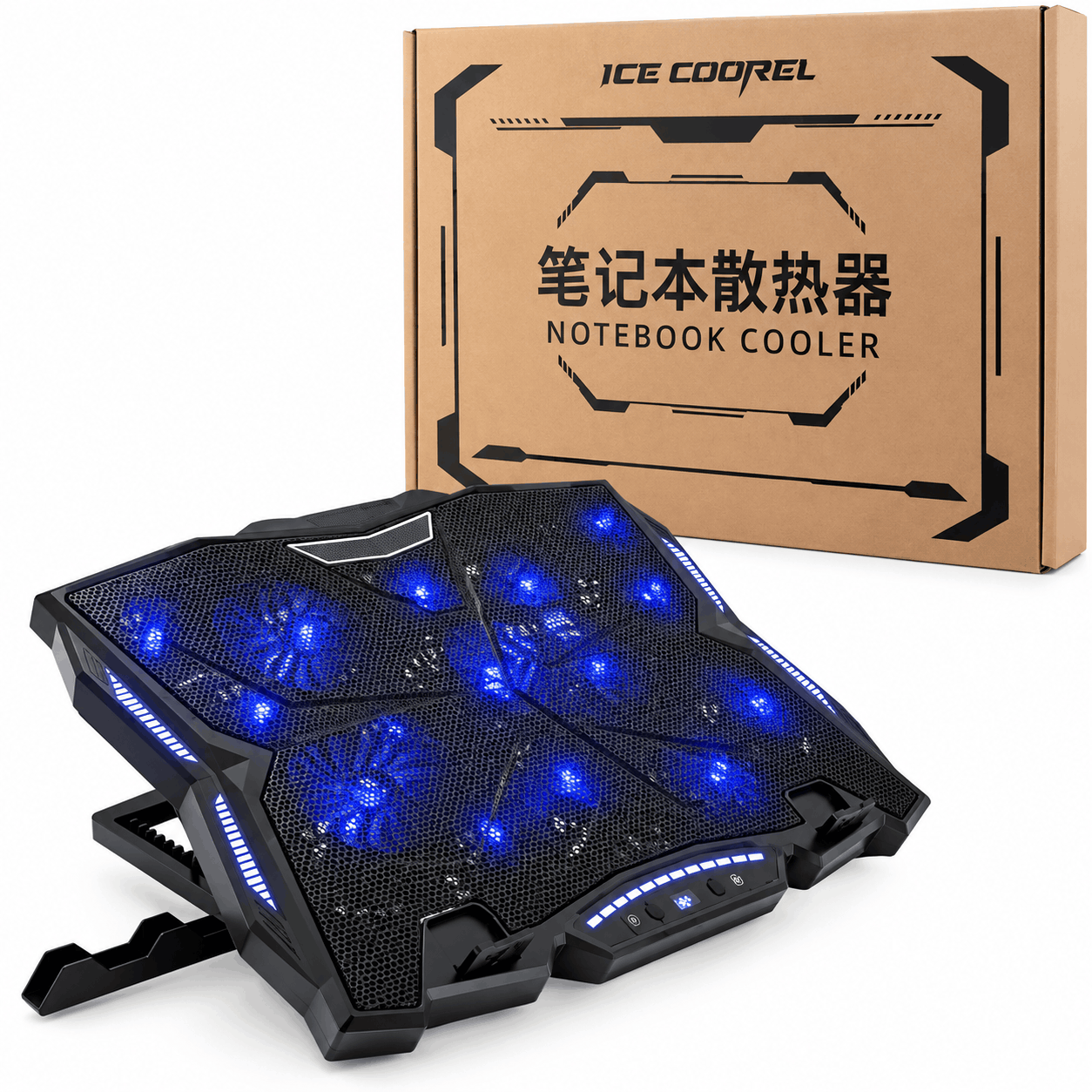 خرید فن نوت بوک گیمینگ آیس کورل مدل Ice Coorel K12 مشکی