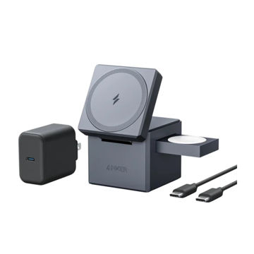 قیمت شارژر وایرلس چند کاره انکر مدل ANKER Y1811KA1 3-in-1 Cube with MagSafe 15W