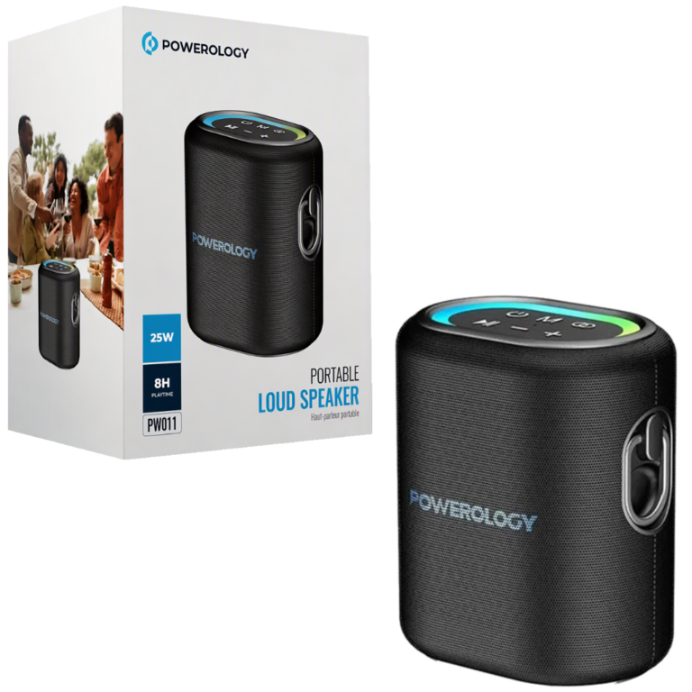 قیمت اسپیکر بلوتوثی پرتابل پاورولوژی مدل POWEROLOGY PWLAU011 Loud Speaker